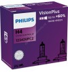 Lemputė H4 12V 2vnt. 60/55W +60% VisionPlus Philips