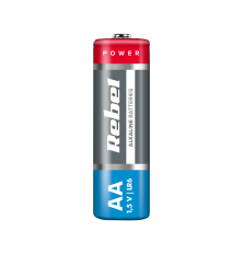 Baterijos elementas Rebel AA (LR6) 1.5V Alkaline 4vnt.