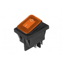 Jungiklis klavišinis DC elektros  geltonos sp.,12V/24V ,AC