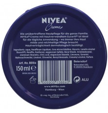 Kremas Nivea 150 ml(visų tipų odai)