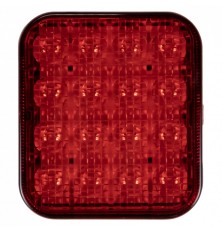 Žibintas LED 87x77x29mm priešrūkinis raud.gal. 16LED 12/24V
