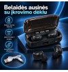 Belaidės Blutooth ausinės su įkrovimo dėklu