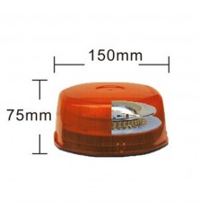 Švyturėlis 12/24V 48LED 150X75MM R65 R10